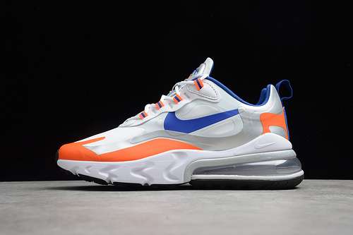 【270】[CW3094-100]-[AIR MAX 270 REACT KNICKS WHITE/FLASH CRIMSON/METALLIC SILVER/RACER BLUE]