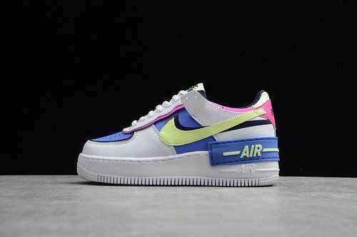 【280】[CJ1641-100]-[AIR FORCE 1 SHADOW WHITE/SAPPHIRE-BARELY VOLT]-[WOMAN:35-40]