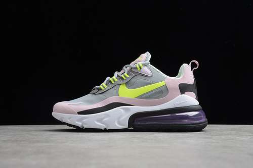 【270】[BQ0103-010]-[AIR MAX 270 REACT PARTICLE GREY/WHITE/YELLOW]-[WOMAN:36-39]