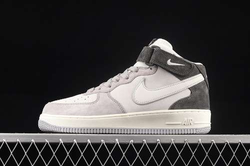 【360】[DG9158-616]-[AIR FORCE 1 07 MID WHITE/GREY/BLACK]-[WOMAN:36-39]-[MAN:40-45]
