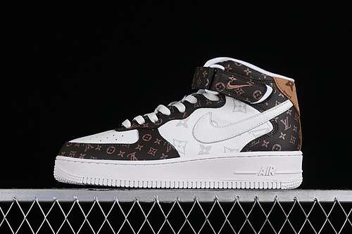 【320】[DV0688-100]-[AIR FORCE 1 07 MID L*V OFF WHITE/BROWN]-[WOMAN:36-39]-[MAN:40-45]