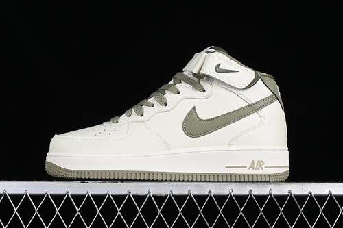 【340】[PA0920-908]-[AIR FORCE 1 MID BEIGE/ARMY GREEN]-[WOMAN:36-39]-[MAN:40-45]