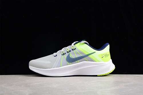 【280】[DA1105-003]-[QUEST 4 RUNNING SHOES GREY/NAVY BLUE/YELLOW]-[MAN:39-45]