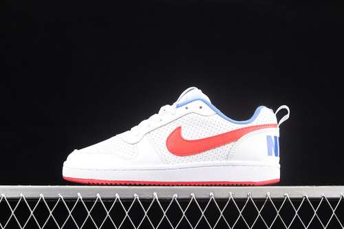 【270】[DM2420-164]-[COURT BOROUGH LOW BG WHITE/RED/BLUE]-[WOMAN:36-39]-[MAN:40-45]