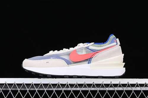 【260】[DA7995-101]-[WAFFLE ONE WHITE/GREY/BLUE/ORANGE]-[WOMAN:36-39]-[MAN:40-45]