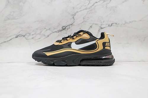 【300】[CV1632-001]-[AIR MAX 270 REACT BLACK/LIGHT BONE-METALLIC GOLD]-[WOMAN:36-39]-[MAN:40-45]