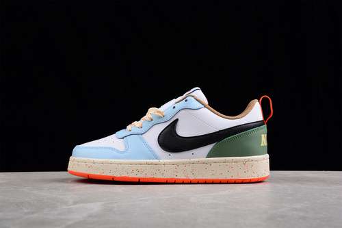 【300】[DX6052-101]-[COURT BOROUGH LOW 2 GS WHITE/BLACK/SAIL/ALABASTER]-[WOMAN:36-39]-[MAN:40-45]