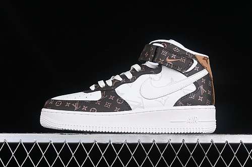 【380】[DV0688-100]-[AIR FORCE 1 07 MID L*V WHITE/BROWN]-[WOMAN:36-39]-[MAN:40-45]