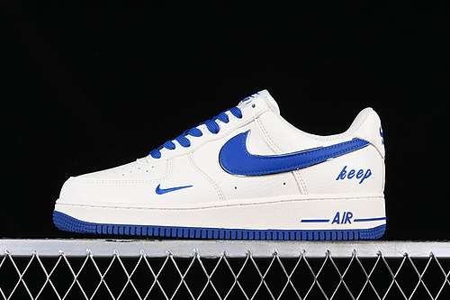 【300】[CW2288-111]-[AIR FORCE 1 07 LOW WHITE/GREY/BLUE]-[WOMAN:36-39]-[MAN:40-45]