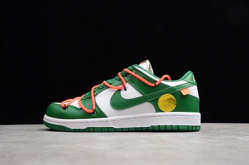 [CT0865-100]-[OW X DUNK LOW X FUTURA GREEN/WHITE/ORANGE]-[UNISEX:36-45]