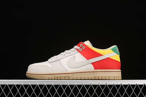【350】[316272-201]-[CLOT X AIR ZOOM DUNKESTO &#x27;ACU&#x27;BIRCH/GRANITE-VARSITY RED]-[MAN:3