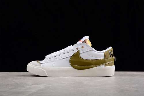 【250】[DZ2772-121]-[BLAZER LOW 77 JUMBO WHITE/WHITE/BROWN]-[WOMAN:36-39]-[MAN:40-45]