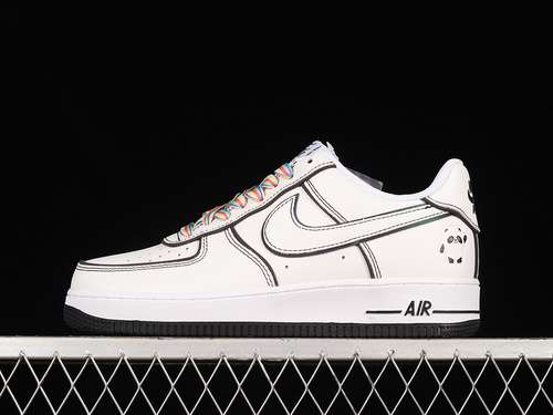 【360】[GU6936-599]-[AIR FORCE 1 LOW 07 WHITE/BLACK/MULTI-COLOR]-[WOMAN:36-39]-[MAN:40-45]