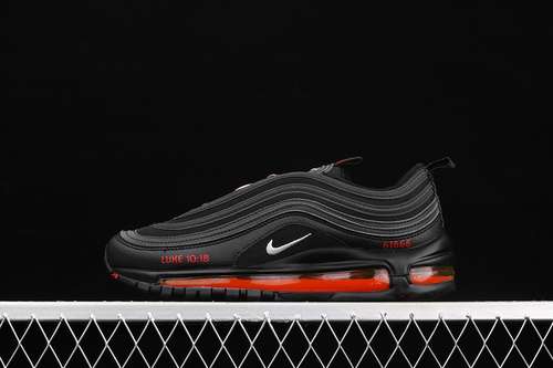 【430】[DH4092-001JSUS]-[MSCHF X AIR MAX 97 BLACK/DARK SMOKE GREY/WHITE]-[WOMAN:36-39]-[MAN:40-45]