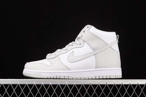 【460】[DD1399-100]-[SB DUNK HIGH WHITE/WHITE/VAST GREY]-[WOMAN:36-39]-[MAN:40-46]