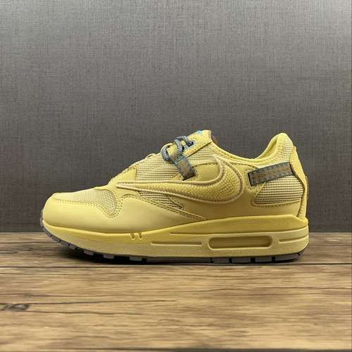 【430】[DO9392-700]-[TRAVIS SCOTT X AIR MAX 1 WHEAT YELLOW/YELLOW/GREY]-[WOMAN:36-39]-[MAN:40-46]