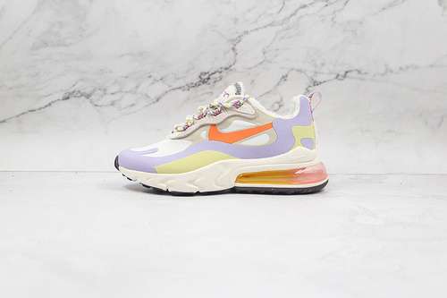 【280】[DC3276-101]-[AIR MAX 270 REACT WHITE/LIGHT MAHOGANY BROWN/STEAM GREEN/ORANGE FROST]