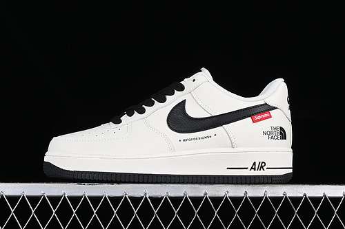 【340】[SU2305-001]-[SUPREME THE NORTH FACE AIR FORCE 1 07 LOW WHITE/BLACK]-[WOMAN:36-39]-[MAN:40-45]
