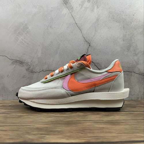【280】[DH1347-100]-[LDWAFFLE X SACAI LIGHT GREY/ORANGE GREY]-[WOMAN:36-39]