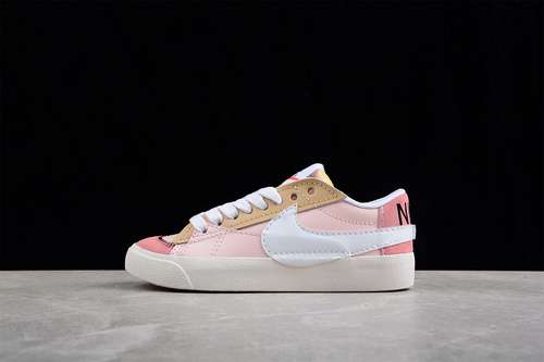 【250】[DQ1470-601]-[BLAZER LOW 77 JUMBO PINK/WHITE/BROWN]-[WOMAN:36-39]-[MAN:40-45]