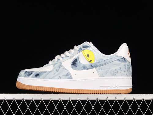 【320】[CY3228-101]-[AIR FORCE 1 LOW 07 DENIM BLUE/WHITE/GUM]-[WOMAN:36-39]-[MAN:40-45]