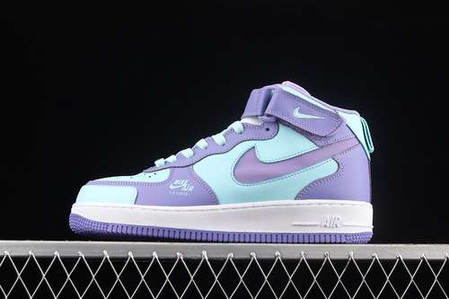 【340】[CV3039-107]-[AIR FORCE 1 MID PURPLE GREEN/LAKE WHITE]-[WOMAN:36-39]-[MAN:40-45]
