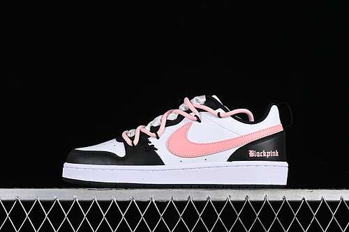 【320】[BQ5448-110]-[COURT BOROUGH LOW 2 GS WHITE/BLACK/UNIVERSITY RED]-[WOMAN:35.5-41]