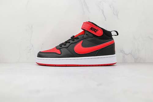 【320】[CD7782-003]-[COURT BOROUGH MID 2 GS BRED BLACK/WHITE/UNIVERSITY RED]-[WOMAN:36-39]-[MAN:40-45]