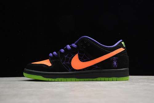 【420】[BQ6817-006]-[SB DUNK LOW NIGHT OF MISCHIEF BLACK/ORANGE/PURPLE]-[UNISEX:36-45]
