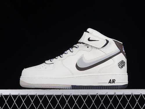 【360】[CW1574-901]-[AIR FORCE 1 MID 07 DICE GOD BEIGE/BLACK/LIGHT GREY]-[WOMAN:36-39]-[MAN:40-45]