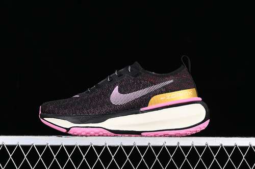 【300】[DR2660-200]-[ZOOMX INVINCIBLE 3 EARTH/BLACK/WHEAT GOLD/PINK SPELL]-[WOMAN:36-40]