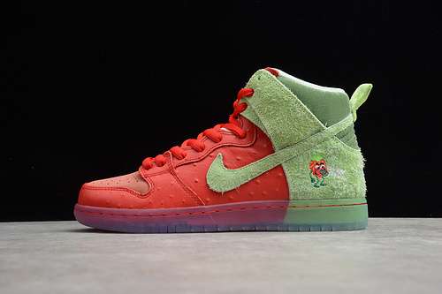【600】[CW7093-600]-[SB DUNK HIGH STRAWBERRY COUGH RED/GREEN/RED]-[UNISEX:36-45]