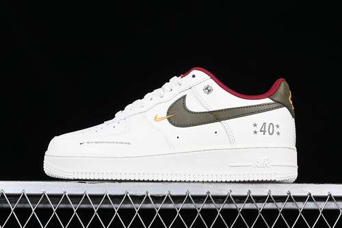 【320】[DM0970-123]-[AIR FORCE 1 07 LOW SIGHTING TELESCOPE 40 WHITE/GREEN]-[UNSIEX:36-45]