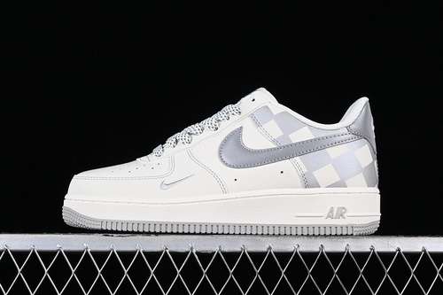 【320】[GZ5688-077]-[Air Force 1 07 Low WHITE/GREY/SILVER]-[WOMAN:36-39]-[MAN:40-45]