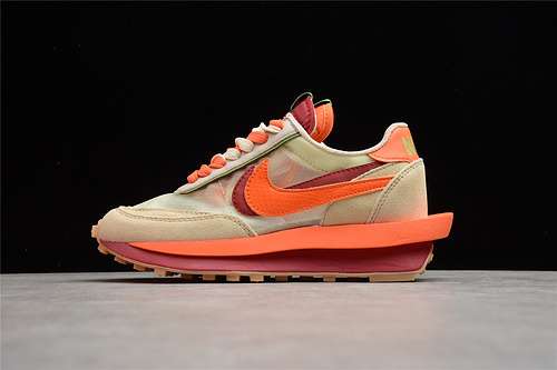 【280】[DH1347-100]-[LDWAFFLE X CLOT X SACAI NET/ORANGE BLAZE-DEEP RED-GREEN BEAN]-[UNISEX:36-45]