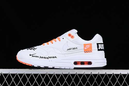 【300】[AO1021-100]-[AIR MAX 1 WHITE/BLACK/ORANGE]-[WOMAN:36-39]-[MAN:40-47.5]