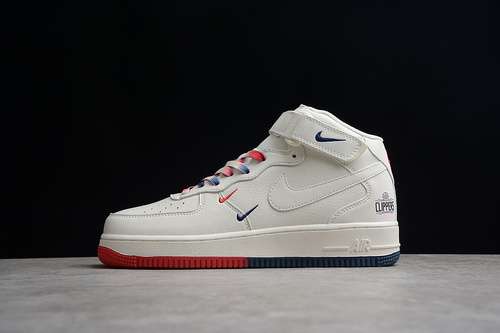 【380】[GU5696-658]-[AIR FORCE 1 MID 07 SU19 WHITE/BLUE-RED]-[WOMAN:36-39]-[MAN:40-45]