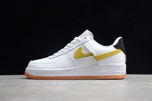 【260】[BV0740-101]-[AIR FORCE 1 LOW VANDALIZED BLACK/CHROME YELLOW/WHITE]-[UNISEX:36-45]