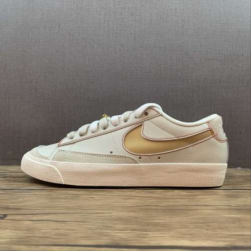 【250】[DH4370-002]-[BLAZER LOW 77 PREMIUM FIRST USE LIGHT BONE/UNIVERSITY RED/DEEP ROYAL BLUE/WHITE]