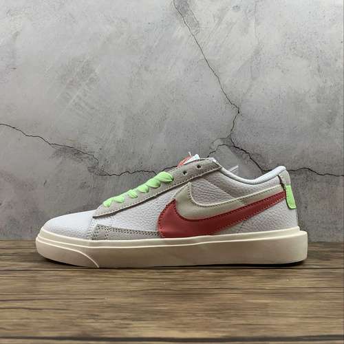 【340】[BV0076-106]-[SACAI X BLAZER LOW WHITE/LIGHT PINK/GREEN]-[WOMAN:36-39]-[MAN:40-45]