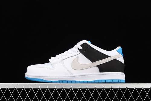 【360】[BQ6817-101]-[SB DUNK LOW PRM WHITE/BLACK/LASER BLUE]-[MAN:39-45]