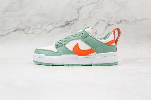 【280】[DJ3077-001]-[SB DUNK LOW DISRUPT SEA GLASS/HYPER CRIMSON-STEAM-SAIL]-[WOMAN:36-39]-[MAN:40-44]