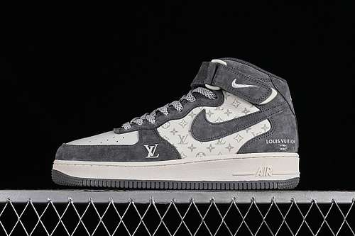 【320】[DV9988-200]-[AIR FORCE 1 07 MID L*V OFF WHITE/GREY]-[WOMAN:36-39]-[MAN:40-45]