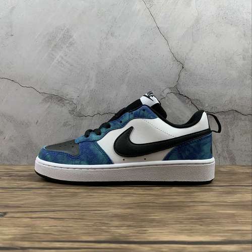 【280】[CT3964-102]-[COURT BOROUGH LOW 2 GS BLUE/BLACK/WHITE]-[UNISEX:36-43]