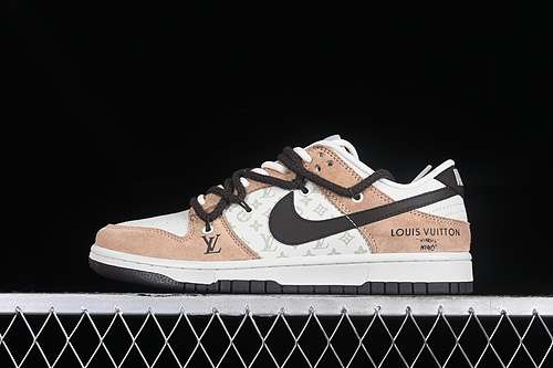 【380】[FC1688-167]-[L*V DUNK LOW SB WHITE/BROWN]-[WOMAN:36-39]-[MAN:40-45]