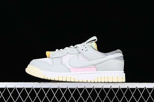 【230】[DV0821-100]-[AIR DUNK JUMBO LOW 3.0 WHITE/PINK/GREY/GREEN]-[WOMAN:36-39]-[MAN:40-45]