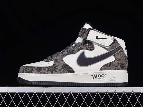 【360】[ZG0088-911]-[AIR FORCE 1 LOW 07 HACKER WHITE/BLACK/DARK BROWN]-[WOMAN:36-39]-[MAN:40-45]