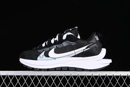 【430】[DD1875-003]-[SACAI VAPORWAFFLE 3.0 WHITE/BLACK/GREY/BLUE]-[WOMAN:36-39]-[MAN:40-46]