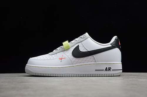 【300】[DC2532-100]-[GENUINE LEATHER AIR FORCE 1 LOW SWOOSH COMPASS WHITE/PHOTON DUST/LIMELIGHT/BLACK]