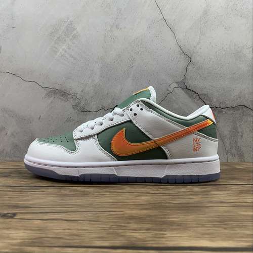 【450】[DN2489-300]-[SB DUNK LOW NY VS NY WHITE/GREEN/ORANGE]-[WOMAN:36-39]-[MAN:40-47.5]